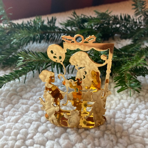 Danbury Mint Other - Vintage Danbury Visiting Santa Christmas Ornament
